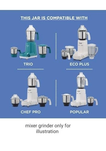 mixer grinder chutney jar - 400ml 500 Watt