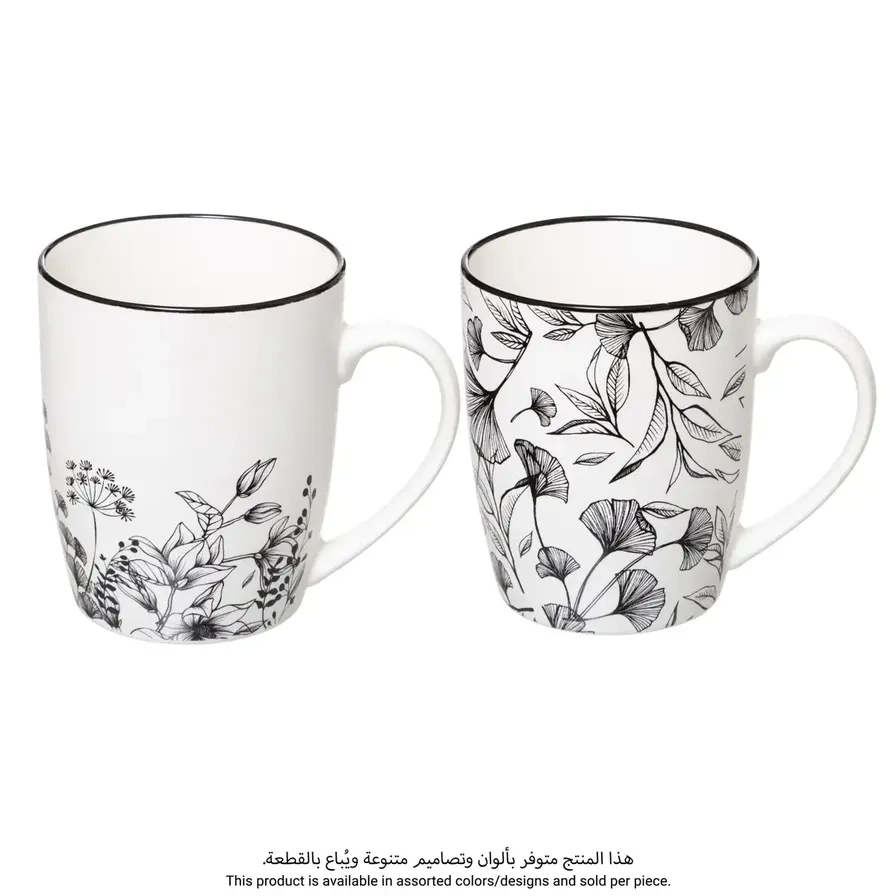 Sagem Floral Pattern Mug - Assorted Colors - 340 ml