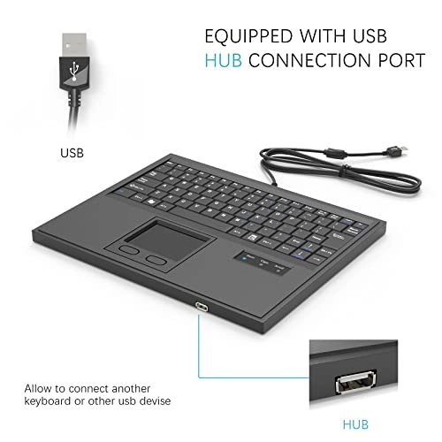 Waterproof Industrial Keyboard - EN Wired