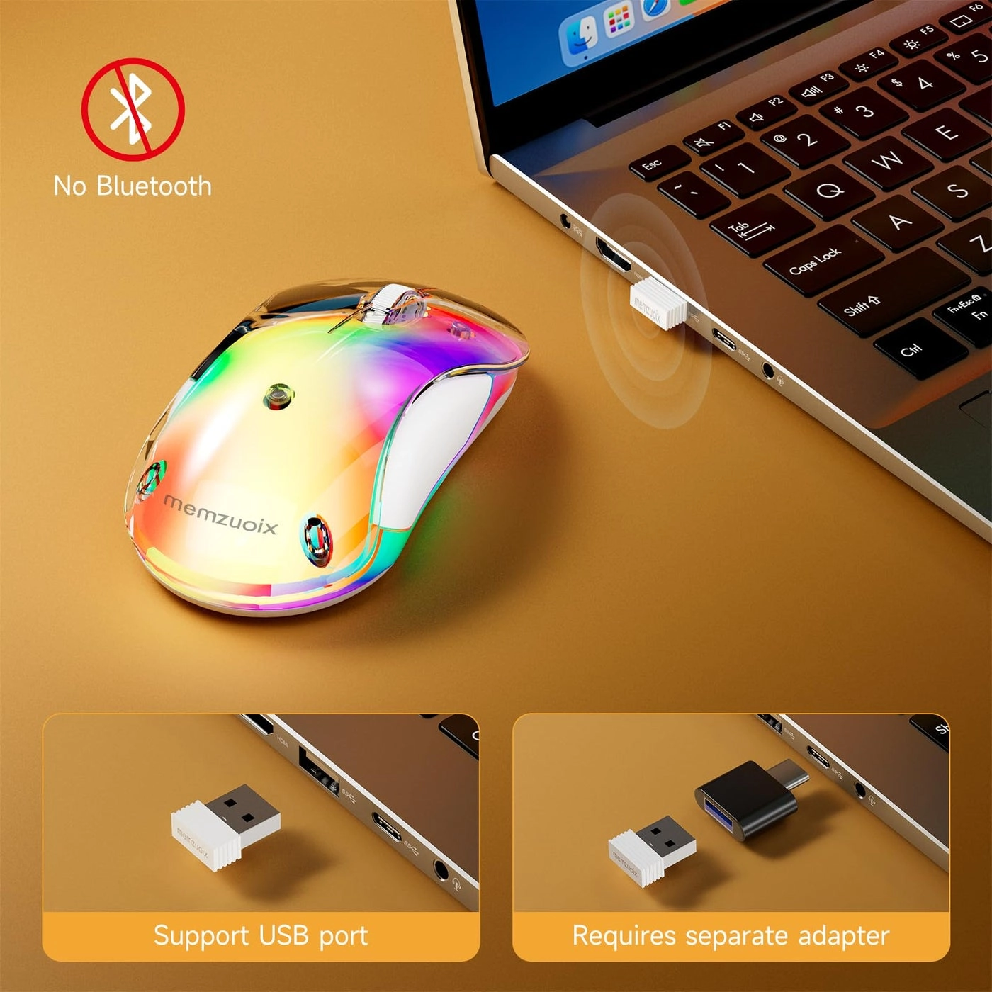 LED Wireless Mouse - USB
