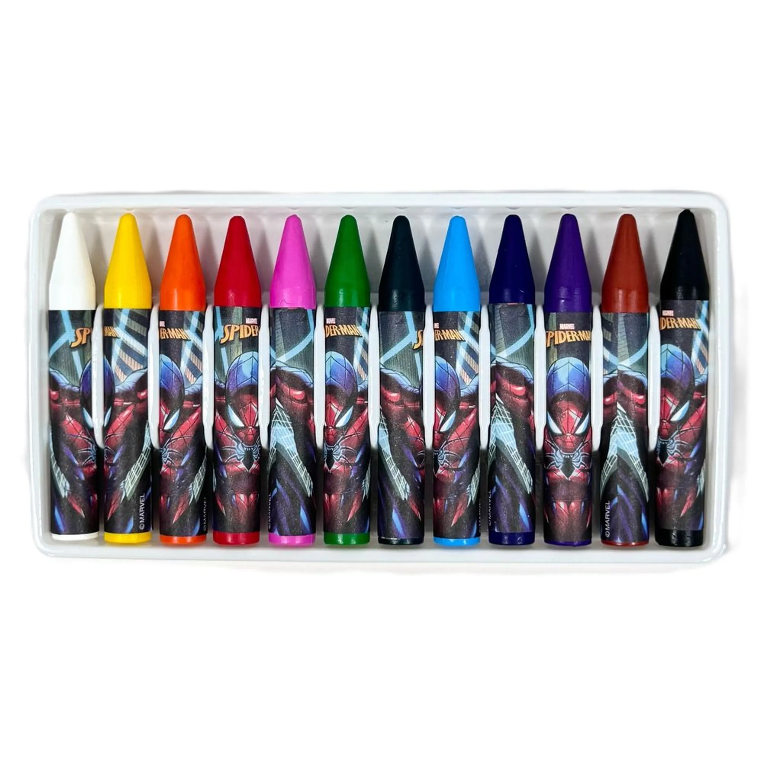 Spider-Man Beyond Limits Crayons - 12 Pcs