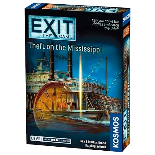 EXIT: Theft on The Mississippi - Escape Room Game Card-Based