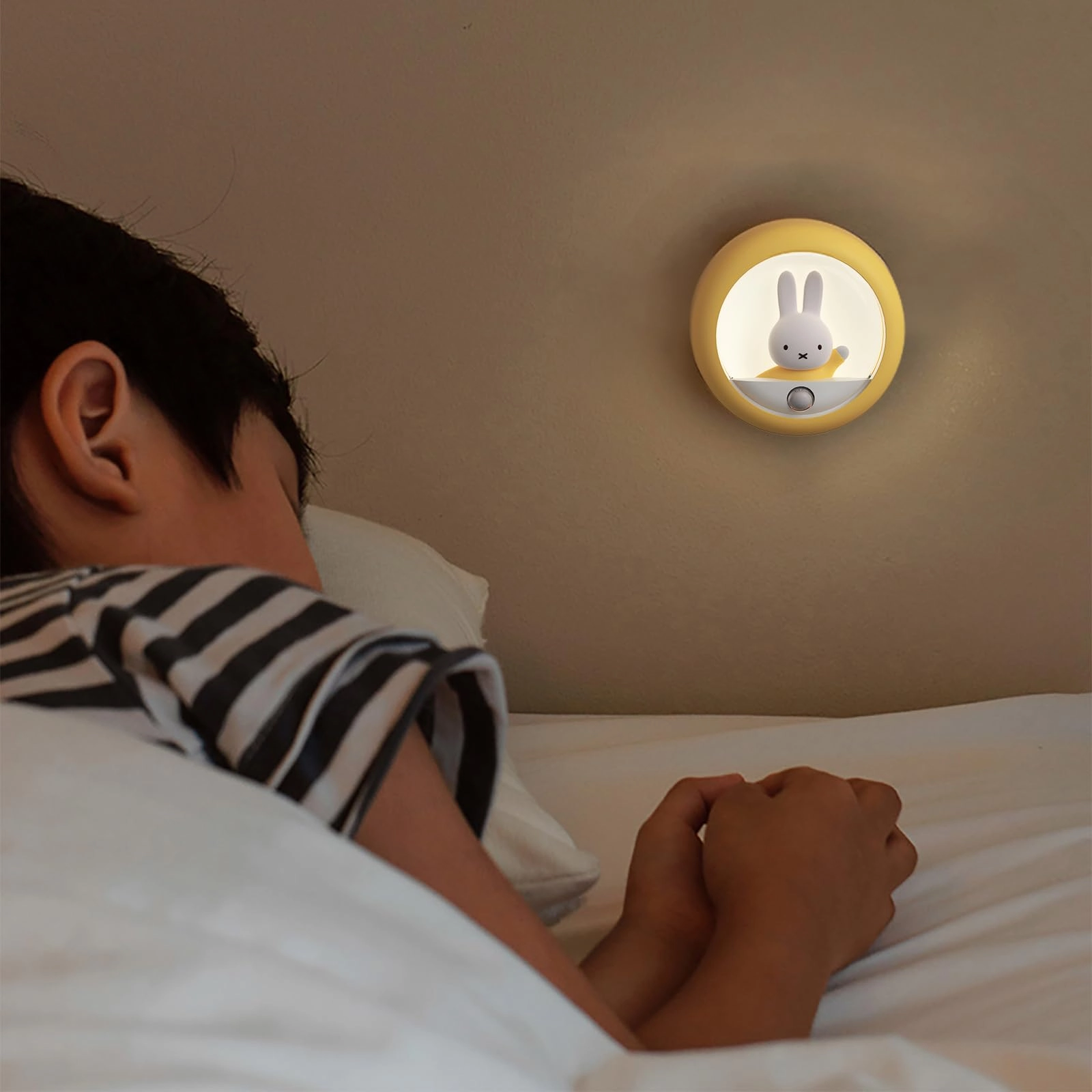 Miffy Motion Sensor Night Light - Battery Powered Yellow