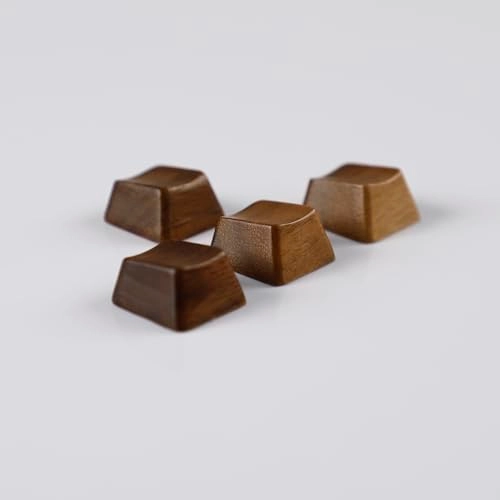 Wooden Keycap - Walnut Wood Arrow 4 Keys R1