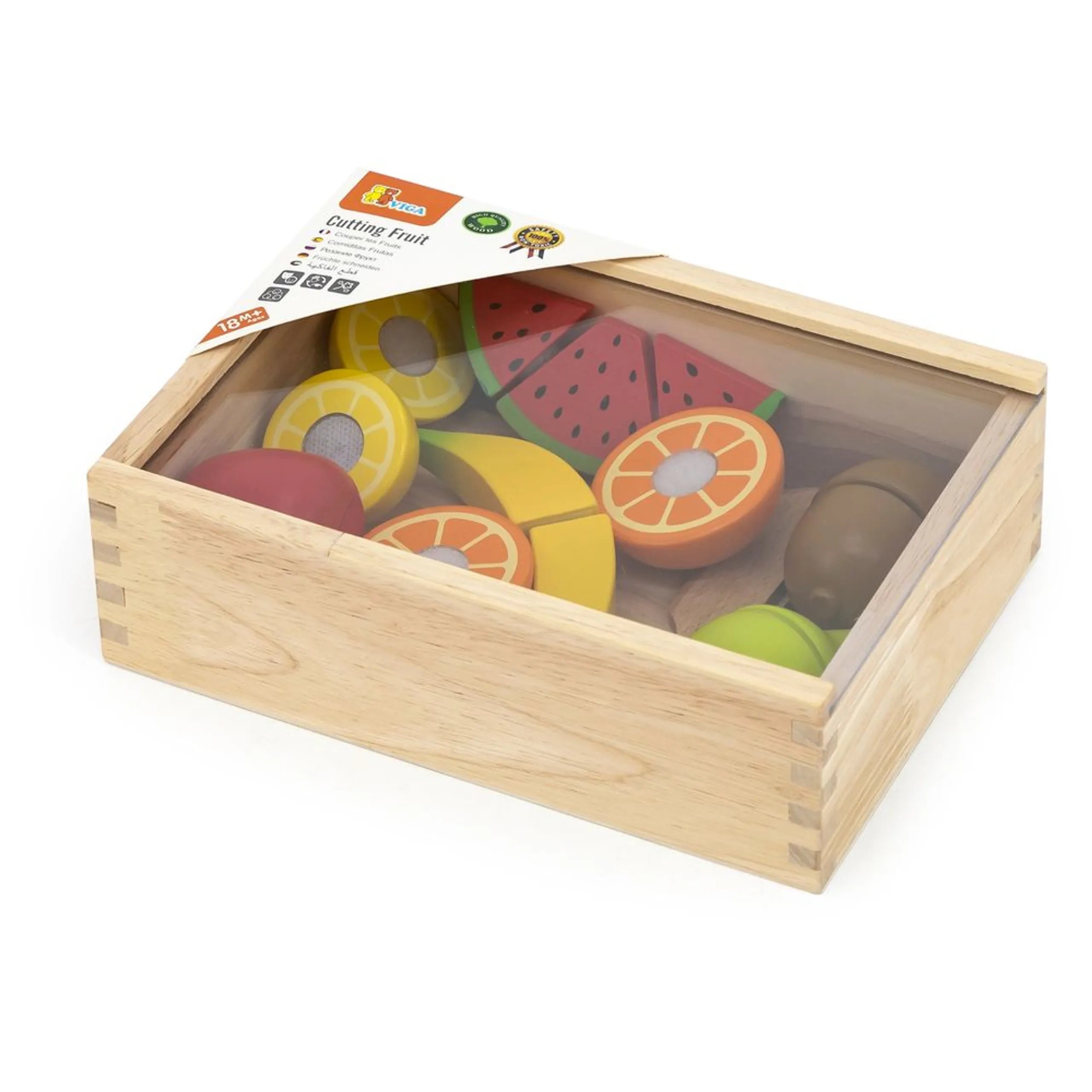 Wooden Cutting Fruit Set - 13 pcs (PCG-44539)
