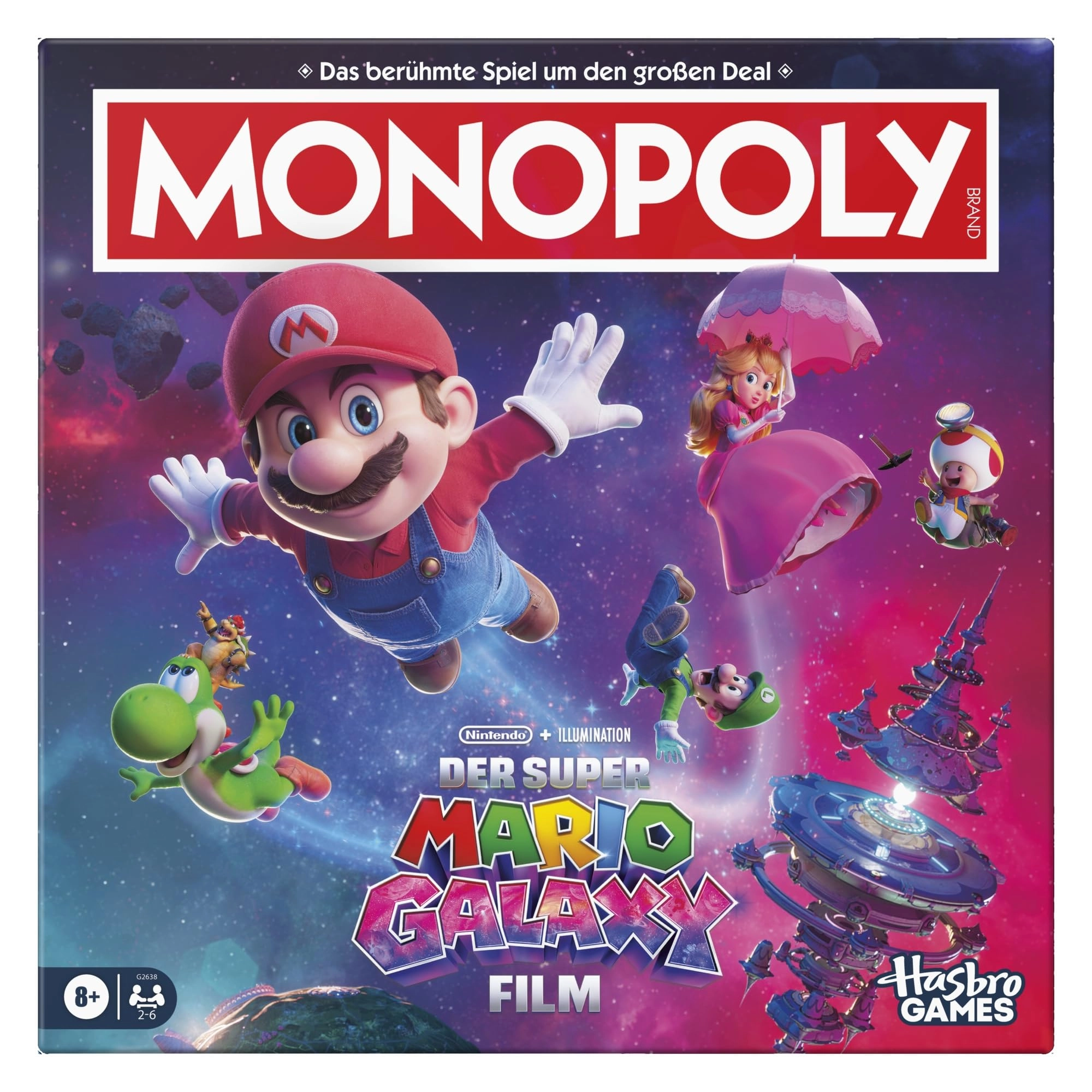 Hasbro Monopoly: The Super Mario Galaxy Film Edition (German)