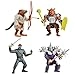 Splinter + Rahzar + Foot Soldier + Super Shredder - Teenage Mutant Ninja Turtles - 4 pcs