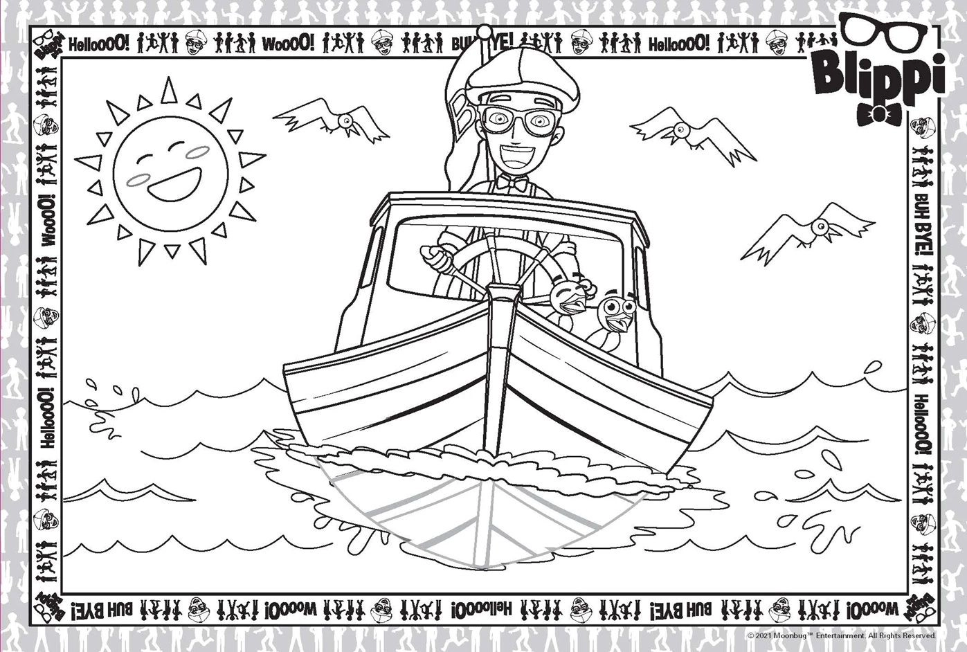 Blippi Giant Activity Pad - 3 +