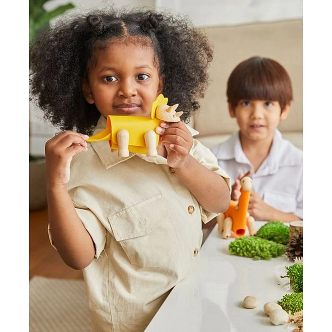 DIY Triceratops Play Set - 3+ Years