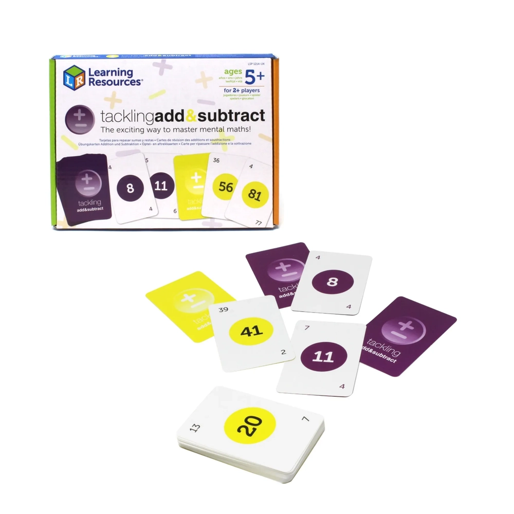 Tackling Add & Subtract - Suitable for 5 years and above 84 pieces
