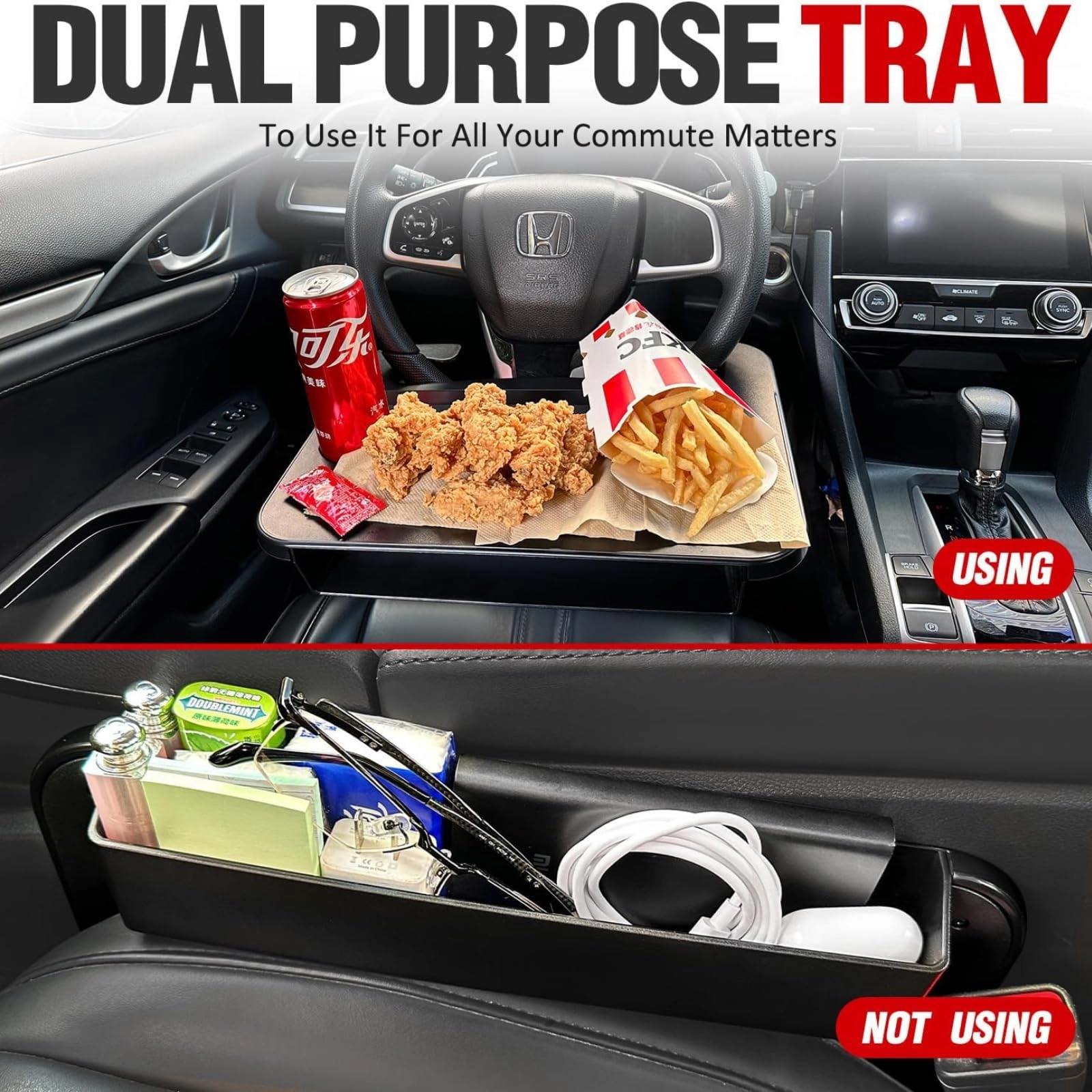 Car Steering Wheel Tray