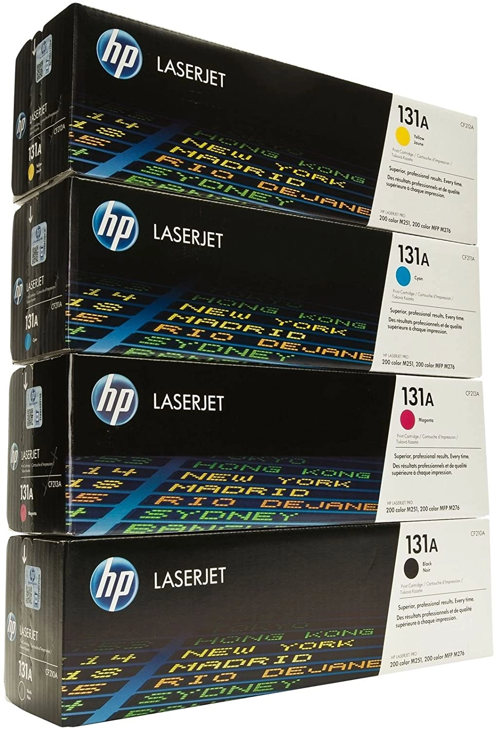HP 131A Laserjet Toner Cartridge - 1600 pages Multi Colour Set