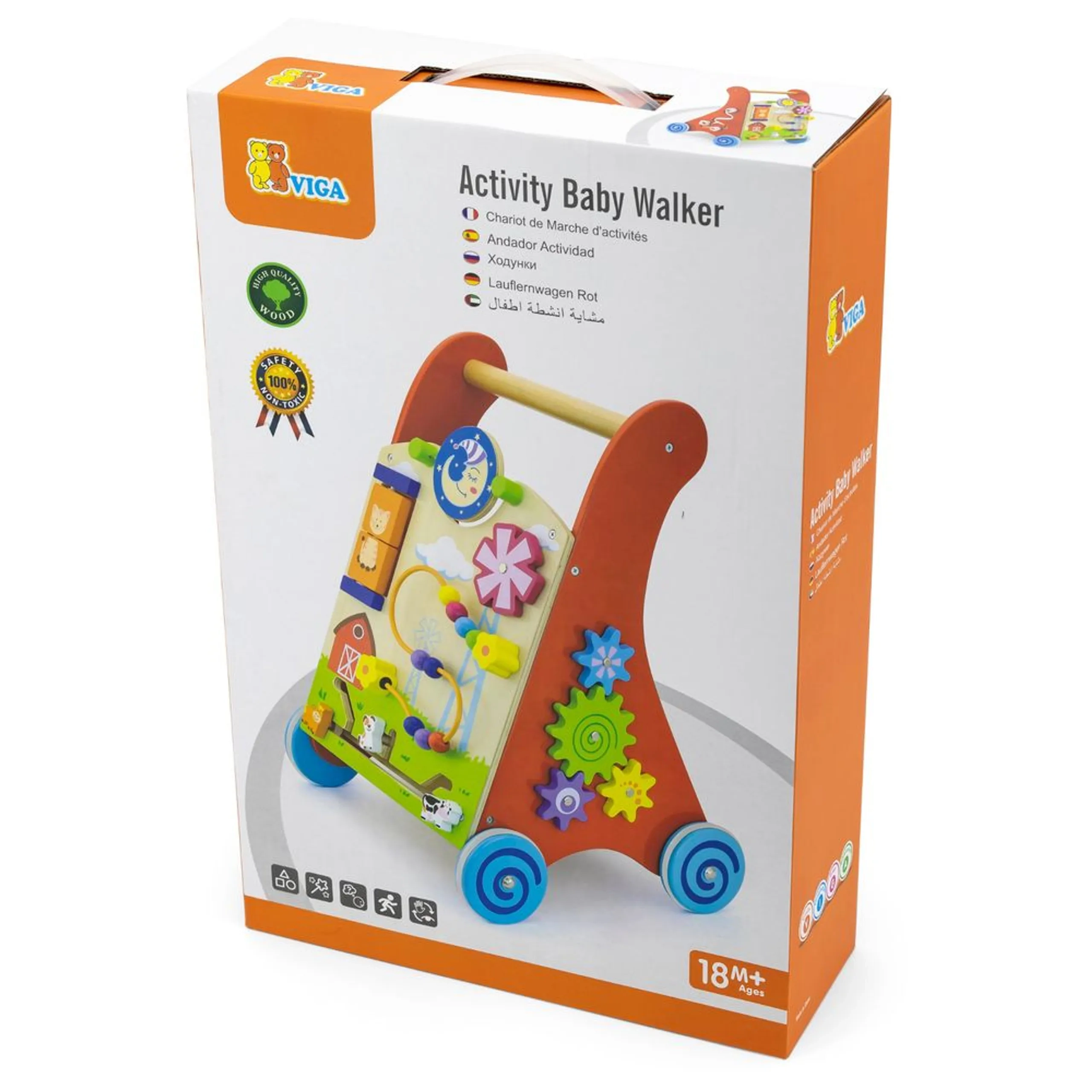 Activity Baby Walker - 3+ Multi Colour