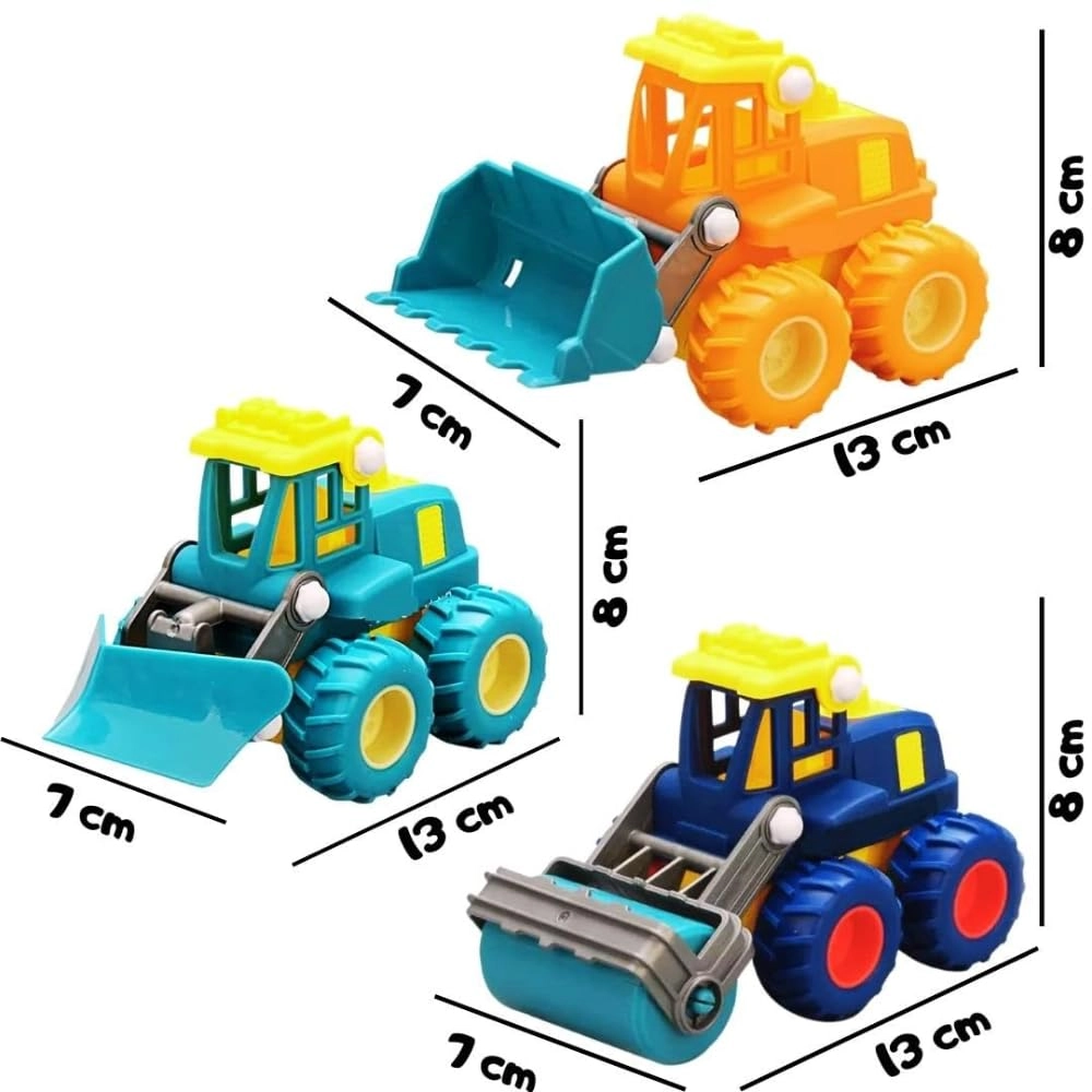 Excavator + Bulldozer + Digger - Industrial
