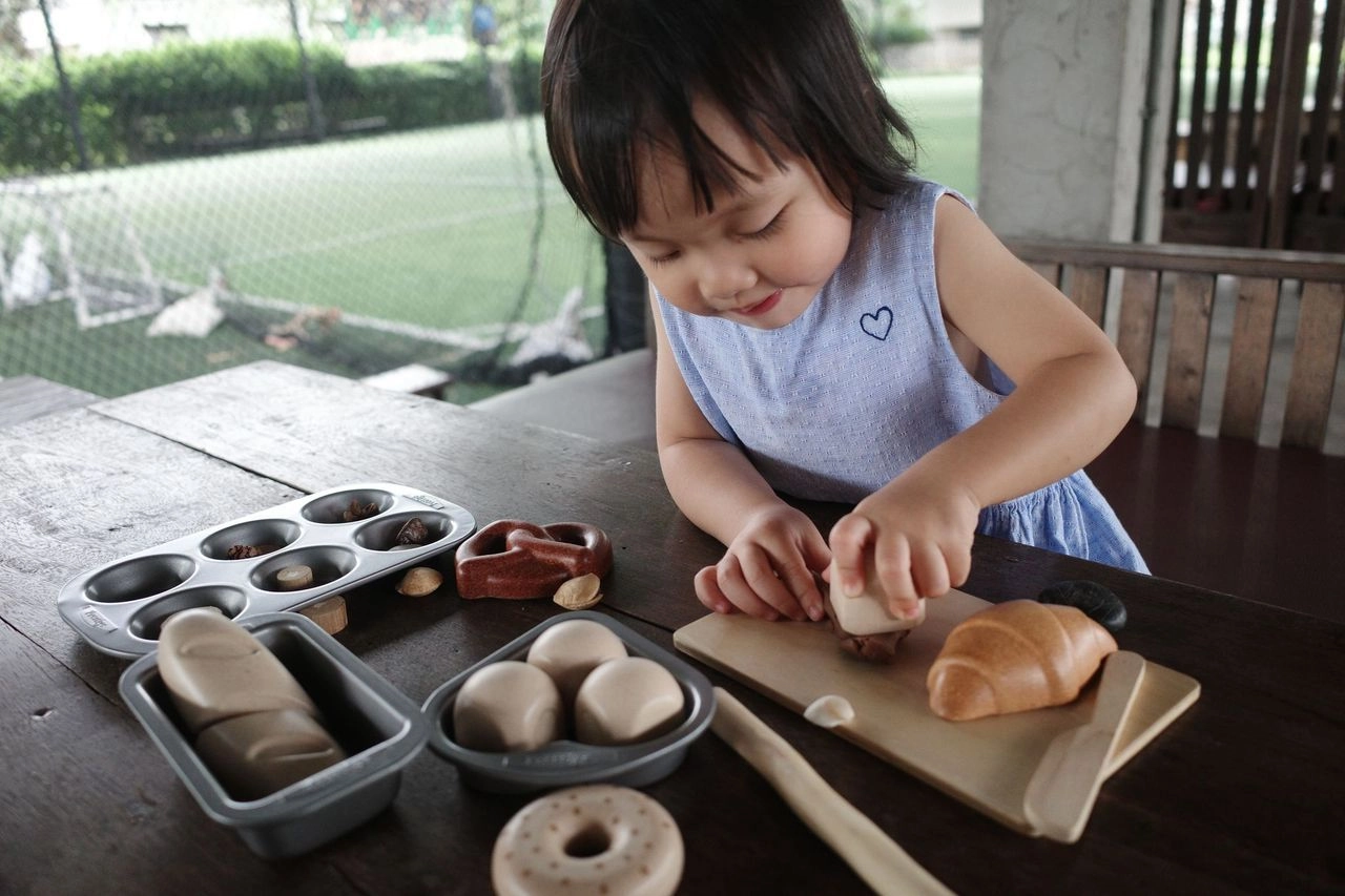 Wooden Bread Set (KETP-3628)