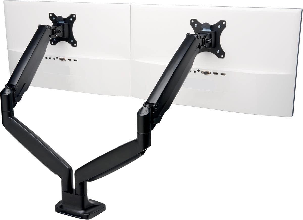 Kensington SmartFit OneTouch Dual Monitor Arm - Height Adjustable Black
