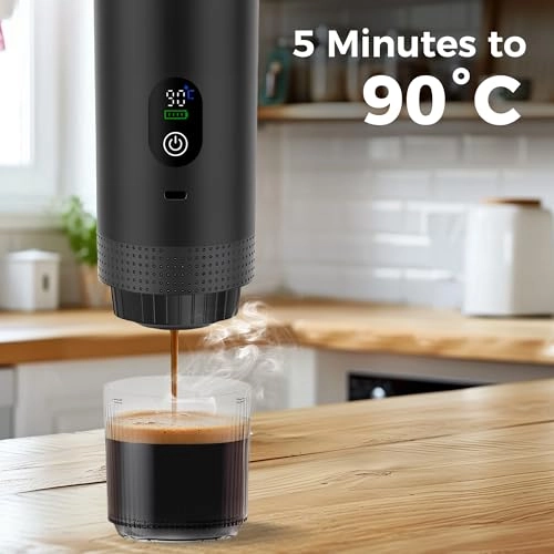 Portable Coffee Machine - ground coffee large and small coffee pods