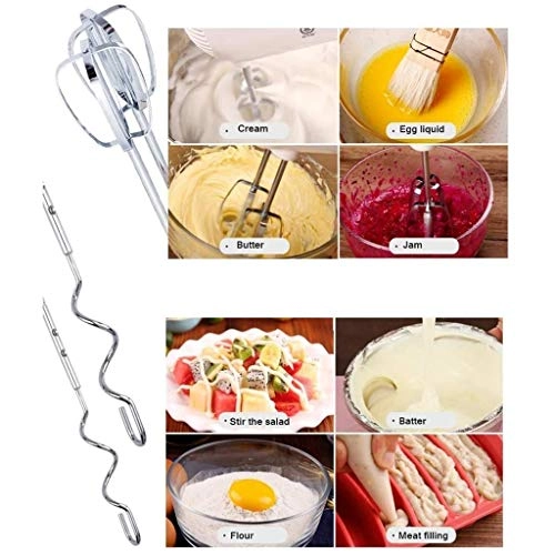 Handheld Electric Egg Beater - High Power 5-speed Turbo