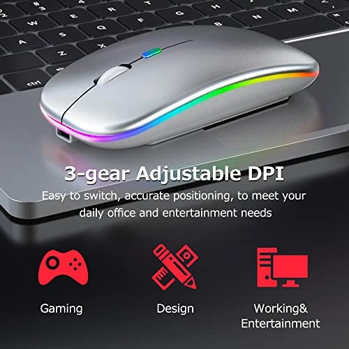 N5 Lightweight Gaming Mouse - Tri-mode (2.4G/BT/Wired)