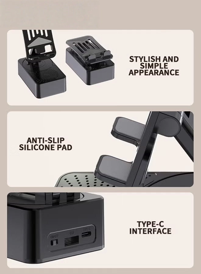 Bluetooth Speaker - 4-in-1 RGB Wireless Charger