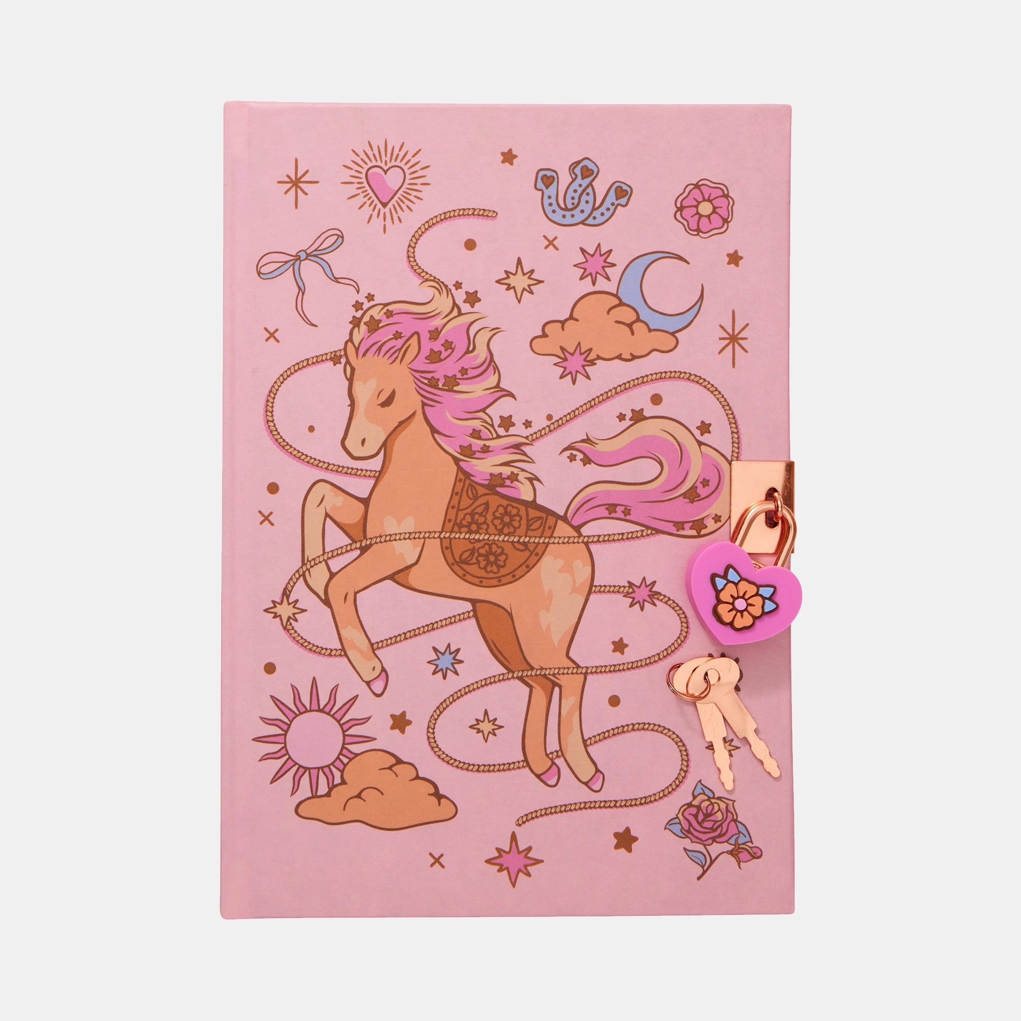 Smiggle Wildflower A5 Hardcover - Lined 80 Sheets