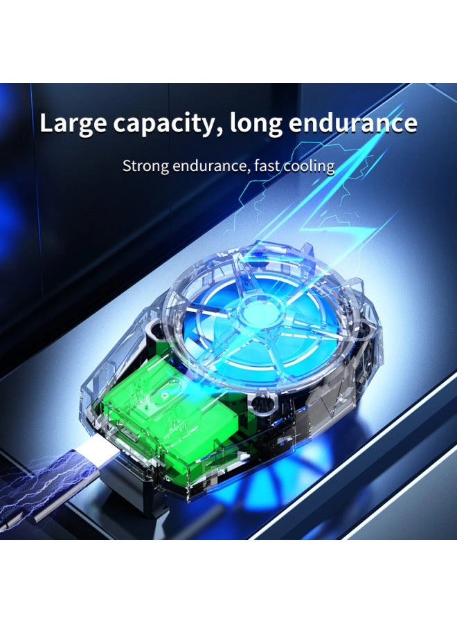 Phone Cooler - Fast Cooling 3-Gear Wind Speed Adjustable Stand Fits All iPhone Android Smartphones