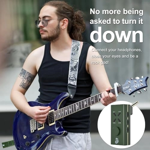 Guitar Headphone Amp - USB Rechargable 24 Guitar Effects