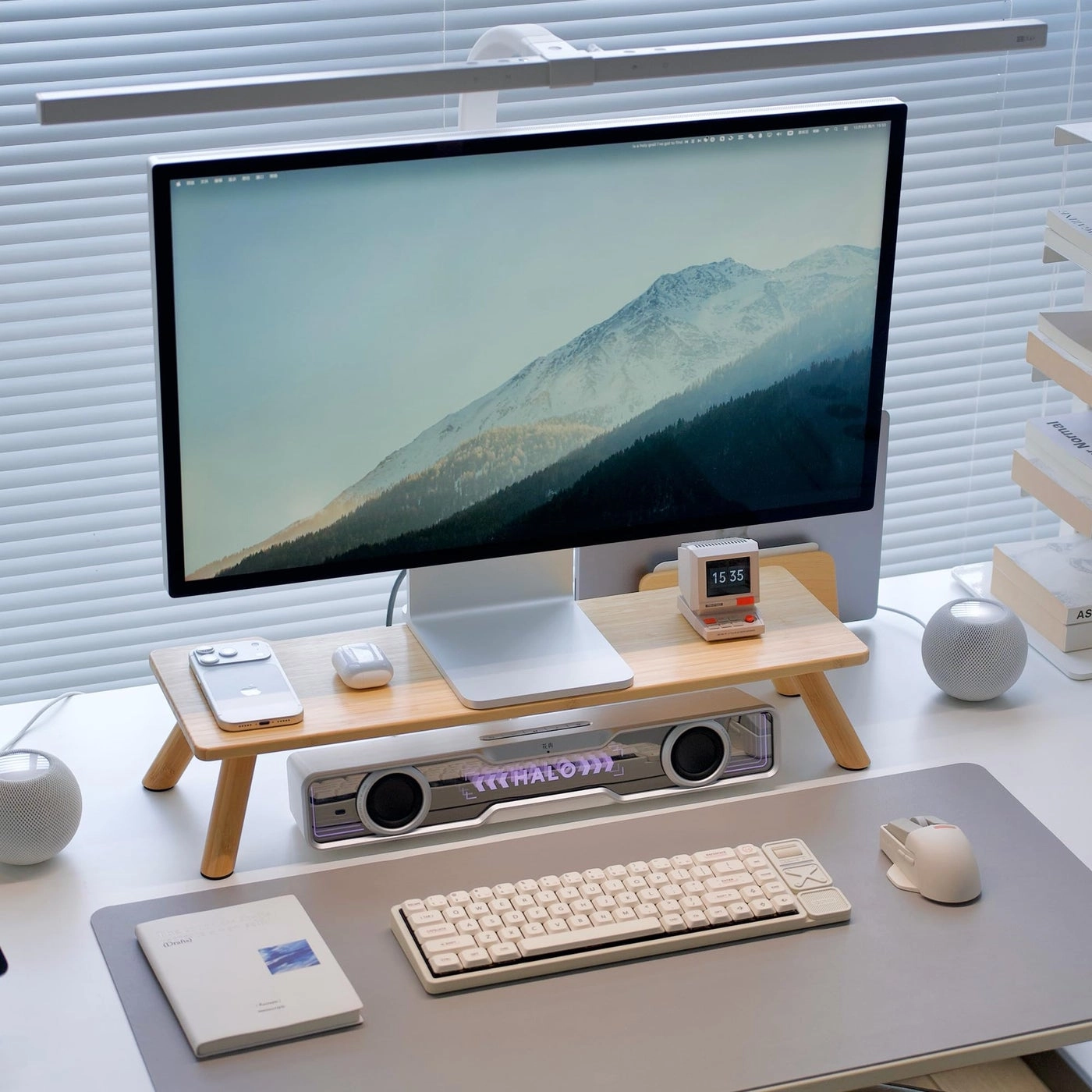 Bamboo Monitor Stand Riser - 31.5 Inches
