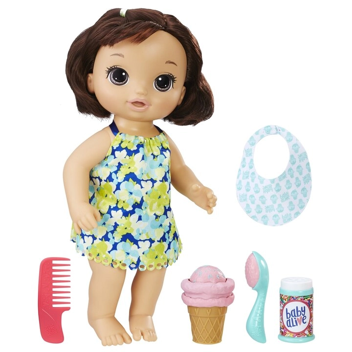 Baby Alive Magical Scoops Baby - Small Brunette Ages 3+