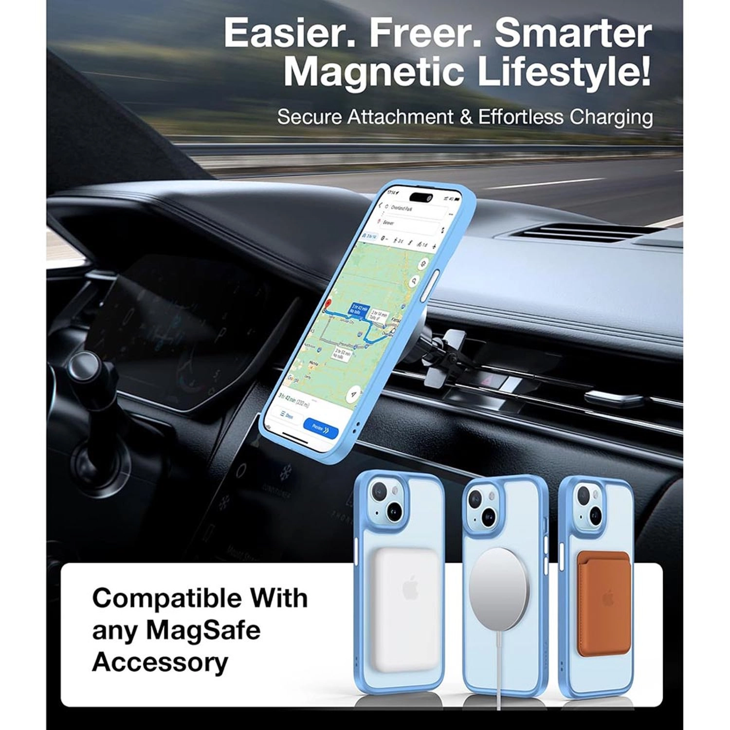 Magnetic Case with MagSafe for iPhone 14/15