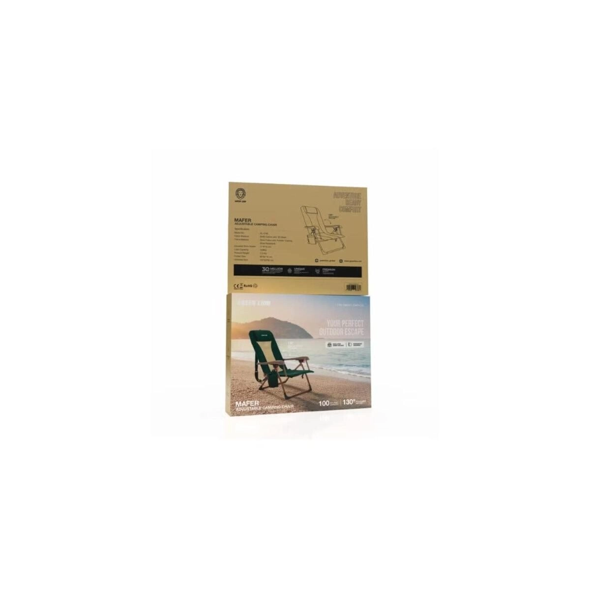 Mafer Adjustable Camping Chair - 100kg
