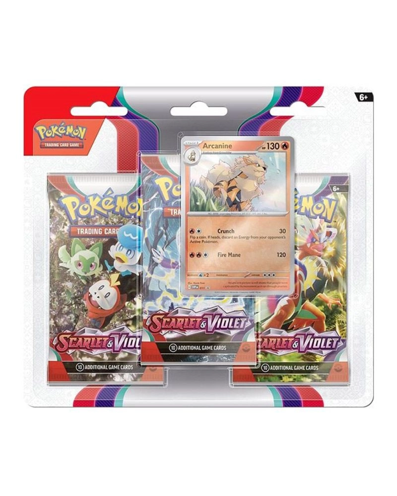 Pokémon TCG Scarlet & Violet 8 Surging Sparks Three Booster Blister