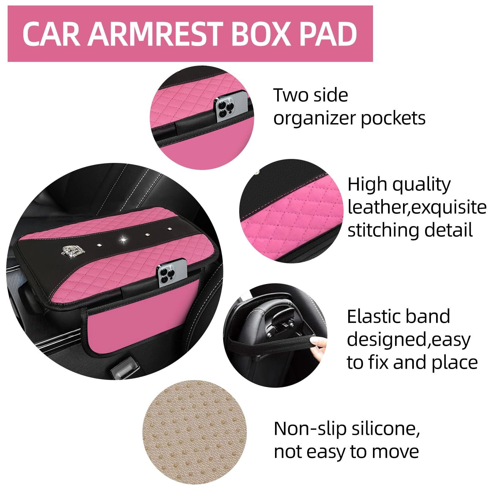 Bling Car Accessories Set