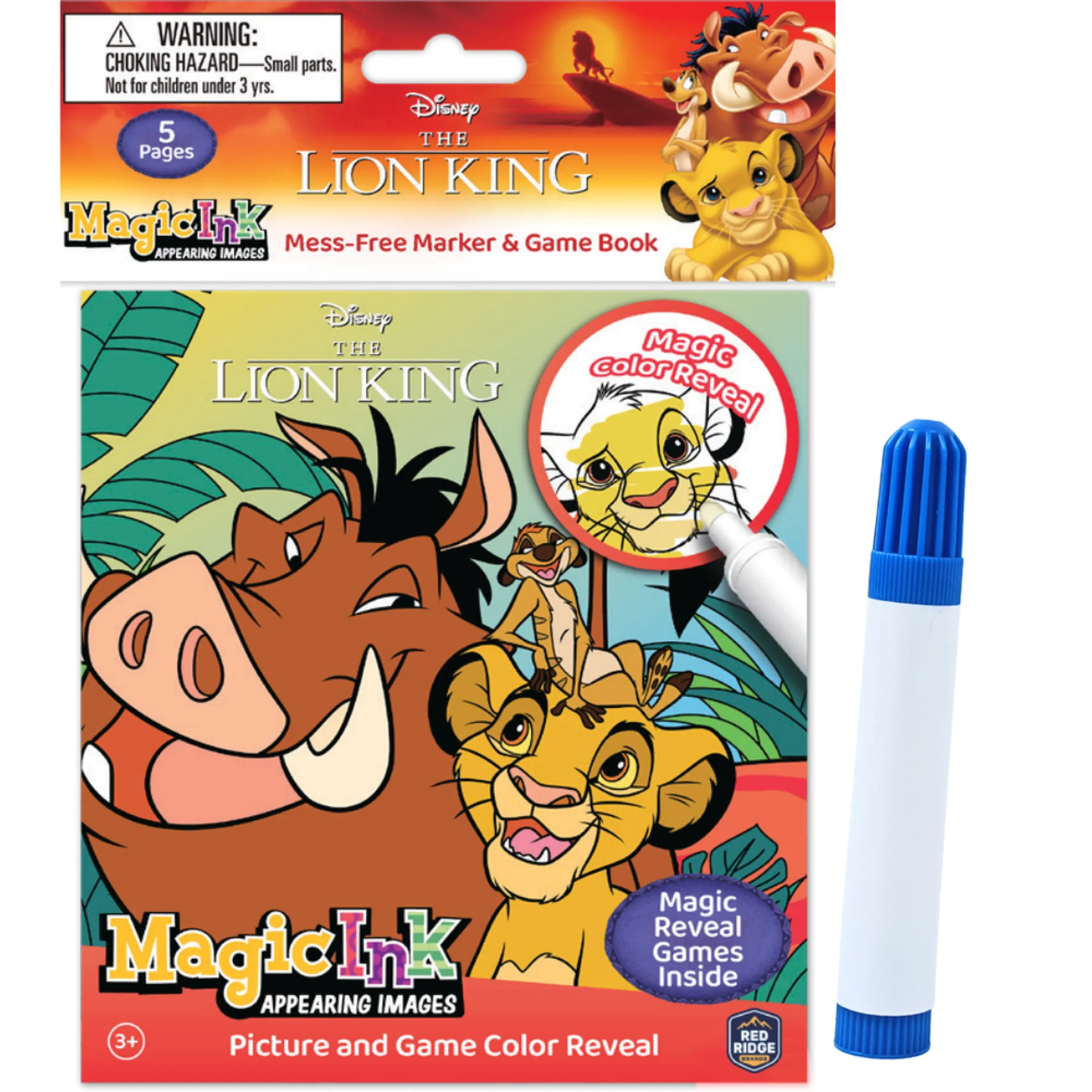 Disney Lion King Mini Magic Ink Appearing Images - Mess-Free Marker
