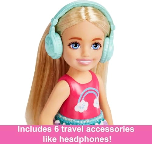Chelsea Travel Doll - It Takes Two 6 Accessories Ages 3+