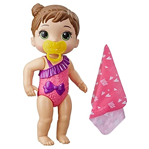 Splash'n Snuggle Baby - Water Play Brown Hair