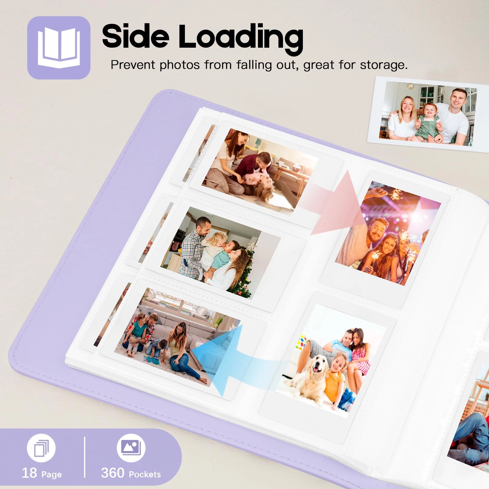 Mini Photo Album - 360 Pockets
