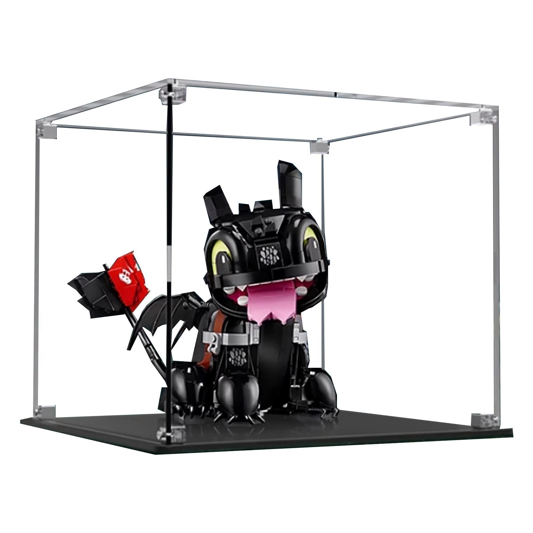 CHIFENMS Acrylic Display Case for LEGO 10375 Dragon Tamer Toothless - 3mm thickness