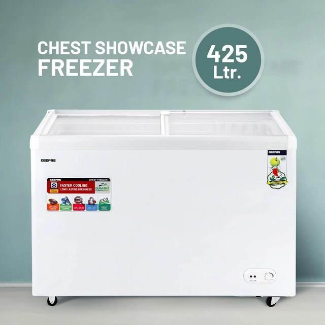 GCF4220SG - Chest Showcase Freezer White