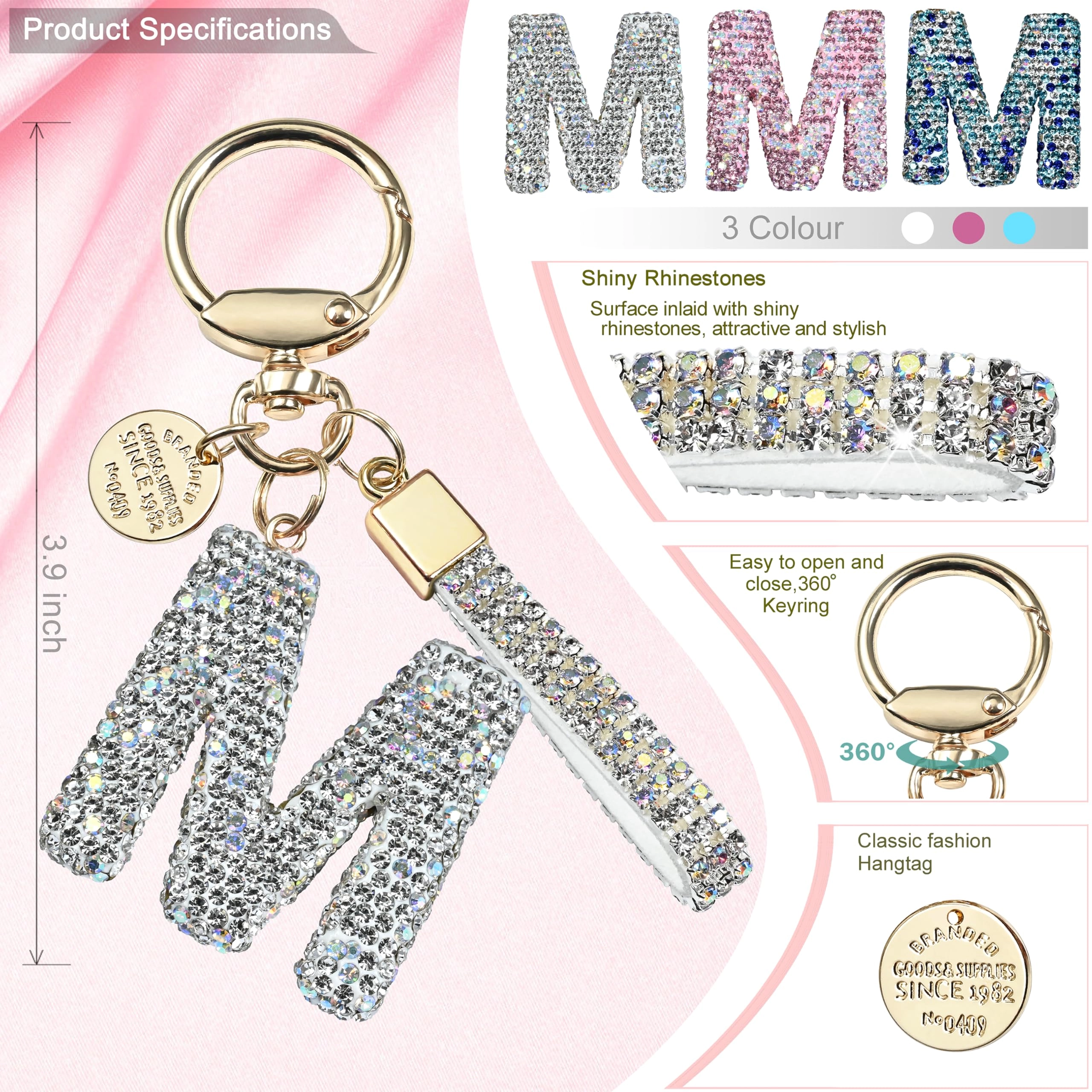 Initial Letter Keychain - Letter