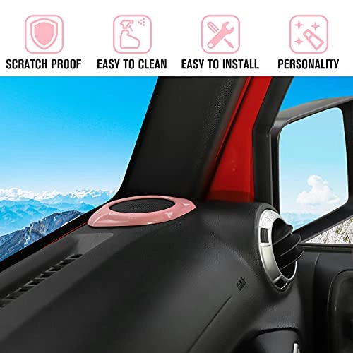 A Pillar Speaker Decoration Cover Trim - Jeep Wrangler JK & Unlimited 2015-2018