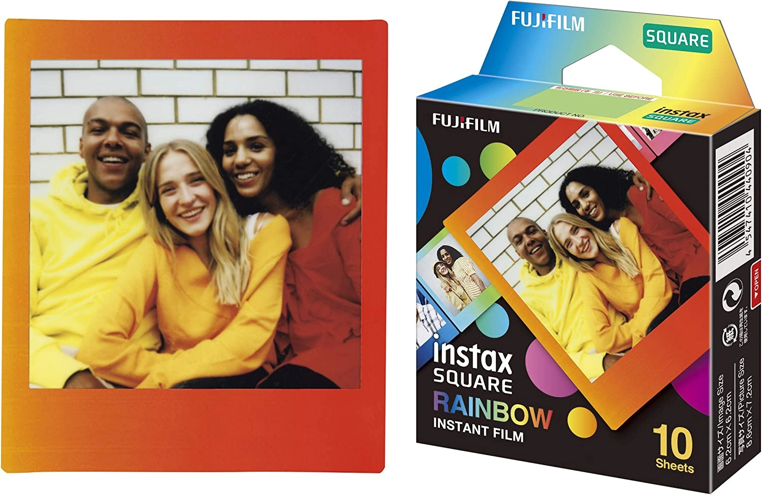 Instax Square Rainbow Film - 10 Exposures