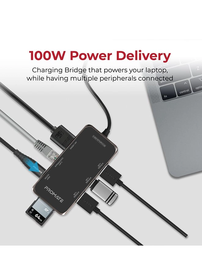 PrimeHub-Mini - 4K HDMI 100W Power Delivery 1000Mbps Ethernet