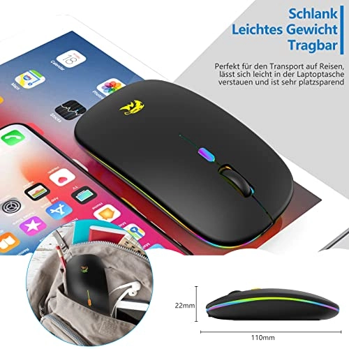 Rechargeable Wireless Mouse - Bluetooth