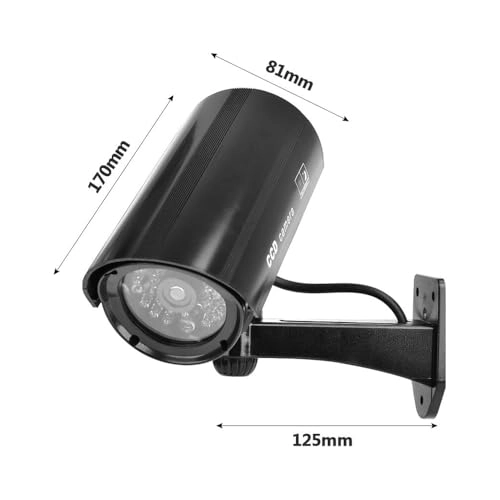 Simulation Camera - 2pcs Waterproof Red Flashing LED