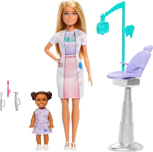 Barbie Dentist - Blonde Blue Dress Ages 3+