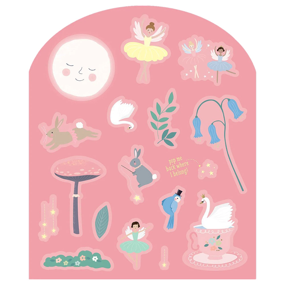 Enchanted Sticker Book Reusable 50 pcs