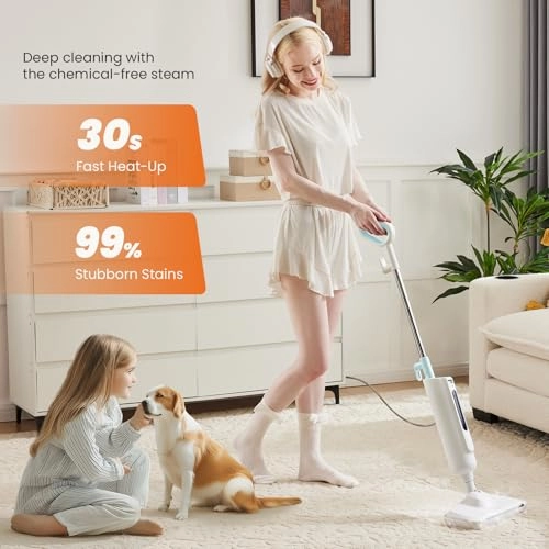 Steam Mop for Floor Cleaning - 11.2 Fluid Ounces