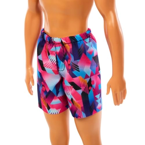 Ken Beach Doll - Graphic Swimsuit Purple