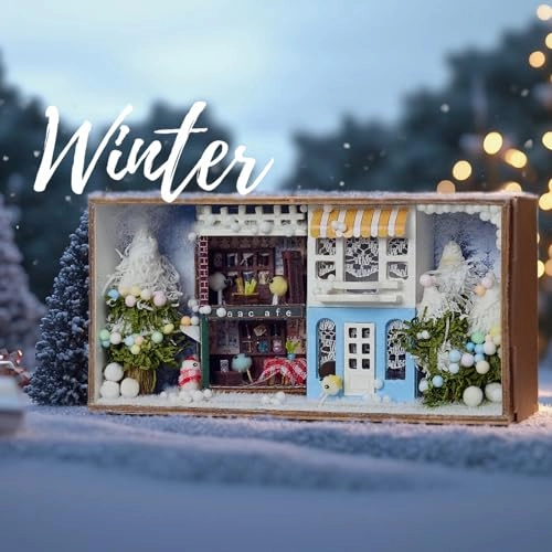 DIY Miniature Dollhouse Kit - Spring